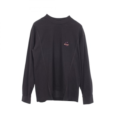 モンクレール MONCLER MONCLER GENIUS 8 PALM ANGELS 長袖Tシャツ 衣料品 トップス コットン メンズ ブラック系 / レッド系 【中古】