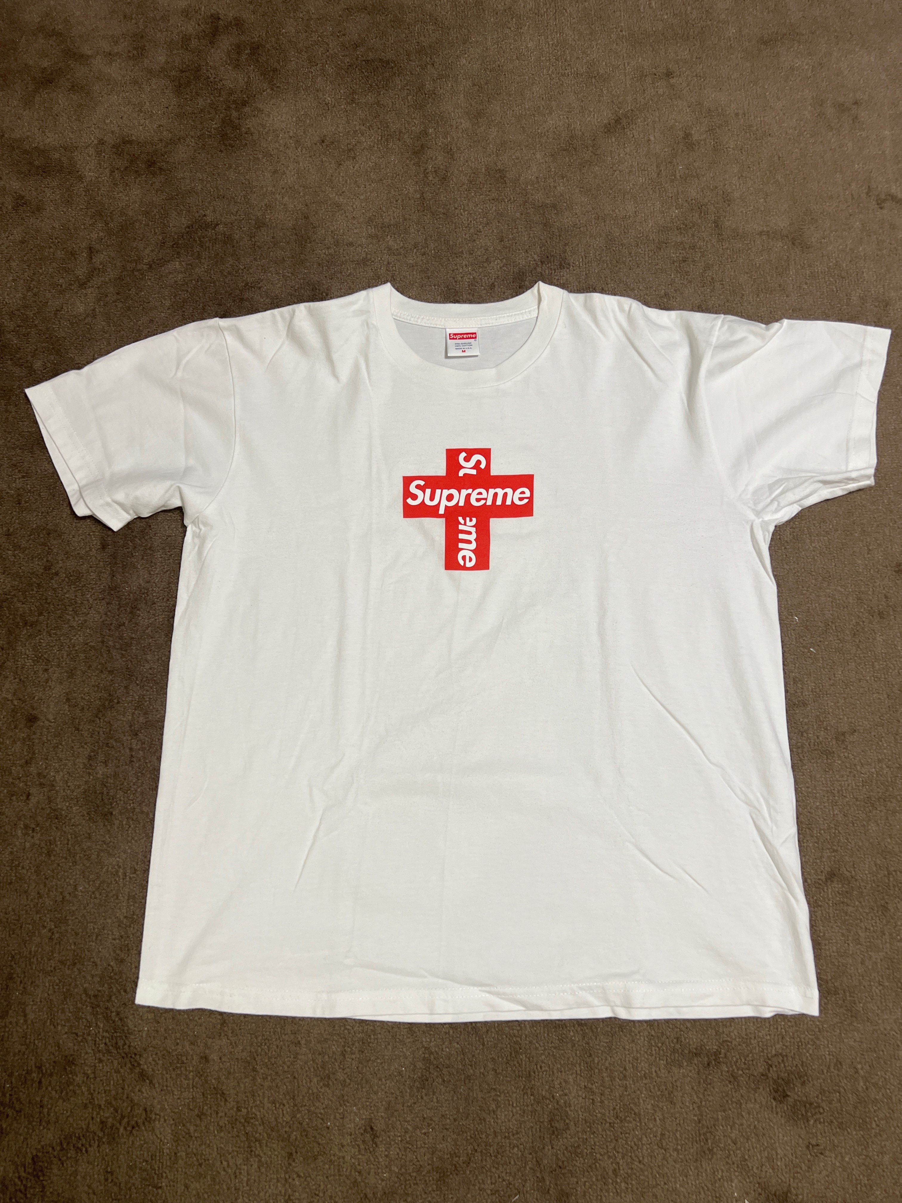 Supreme Cross Box Logo Tee "White"