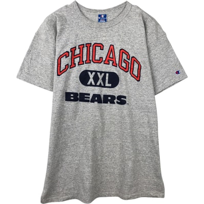 古着 90年代 チャンピオン Champion NFL CHICAGO BEARS シカゴベアーズ スポーツプリントTシャツ USA製 メンズXL相当 ヴィンテージ/eaa638949