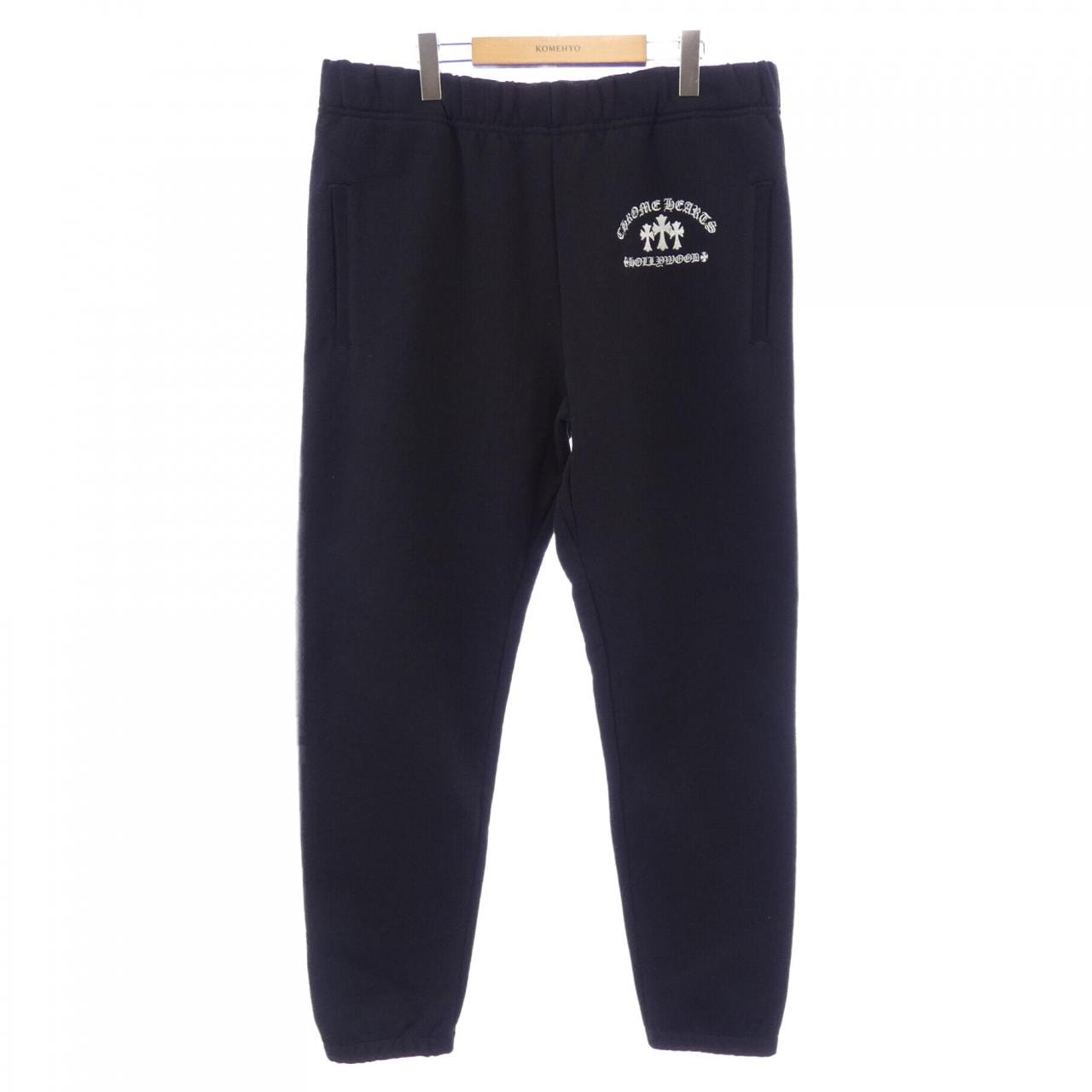 Chrome Hearts Y Not Triple Cross Sweat Pants "Black"