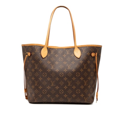 ルイ ヴィトン モノグラム ネヴァーフルMM トートバッグ M41177 ブラウン PVC レザー レディース LOUIS VUITTON 【中古】