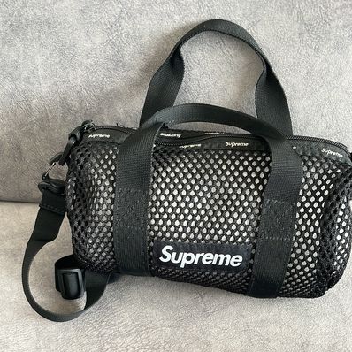 Supreme Mesh Mini Duffle Bag "Black" (23SS)