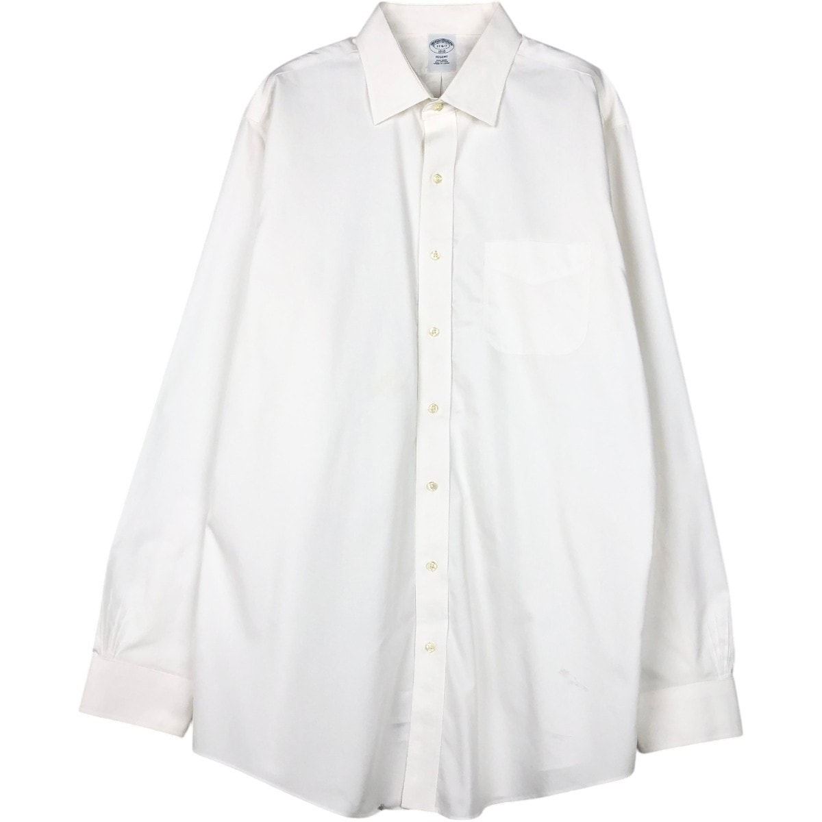 古着 ブルックスブラザーズ Brooks Brothers 1818 REGENT 長袖 コットンシャツ メンズXL相当/eaa666531