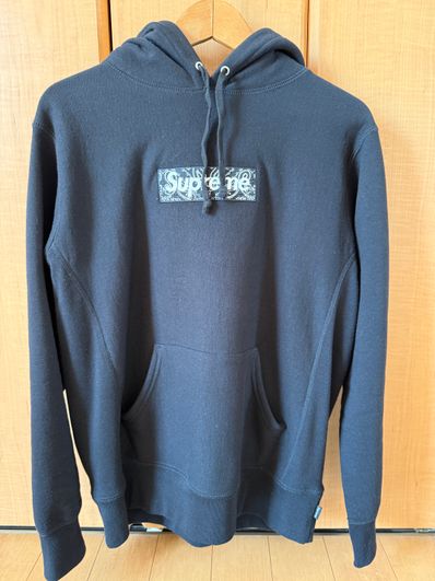 Supreme Bandana Box Logo Hooded Sweatshirt "Black"