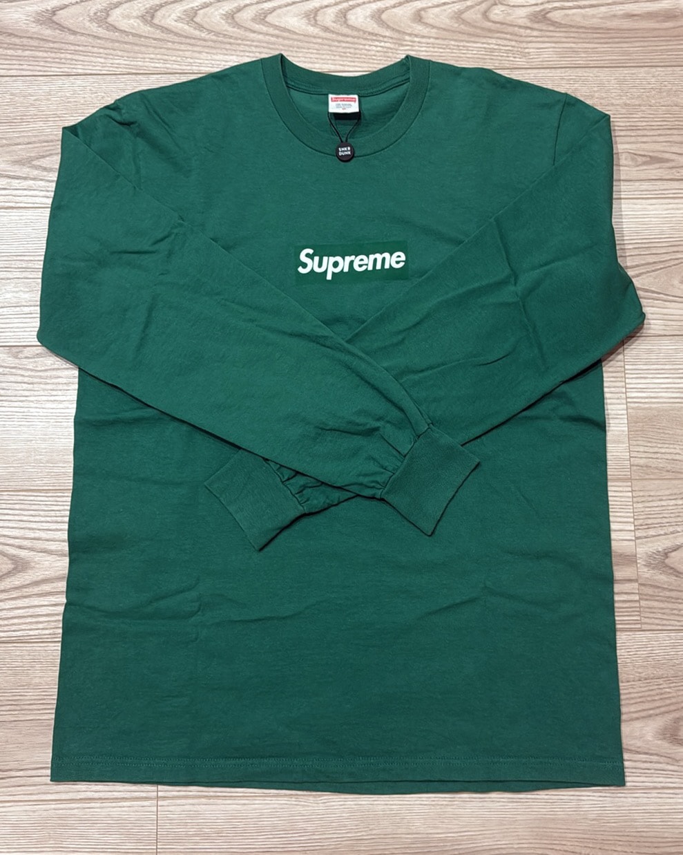 Supreme Box Logo L/S Tee "Green"