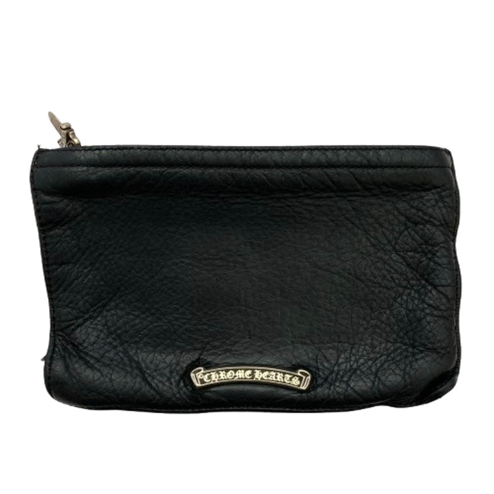 CHROME HEARTS クロムハーツ(原本無) 財布 ZPR CHNG PURSE2 チェンジパース #2 ダガー ジップ コインケース ブラック系【中古】