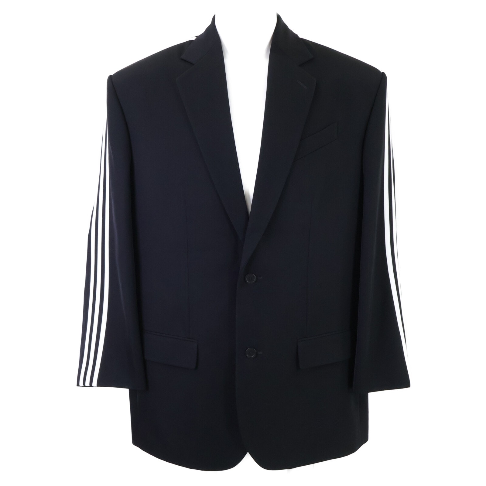 バレンシアガ xadidas アディダス【美品/国内正規】725143 オーバーサイズ テーラードジャケット XXS