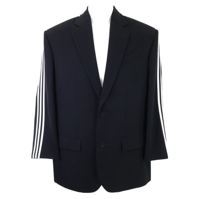 バレンシアガ xadidas アディダス【美品/国内正規】725143 オーバーサイズ テーラードジャケット XXS