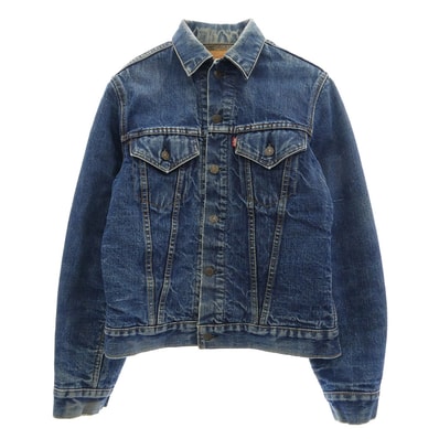 Levi's リーバイス デニムジャケット 70s 70505-0317 BIG E 4th ブランケット付 ケアタグ ボタン裏525 デニム ジャケット インディゴブルー系【中古】