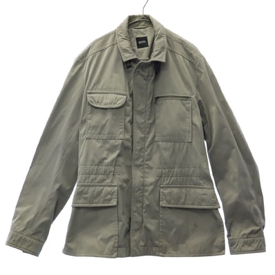 HUGO BOSS ヒューゴボス ミリタリージャケット 42R グレー