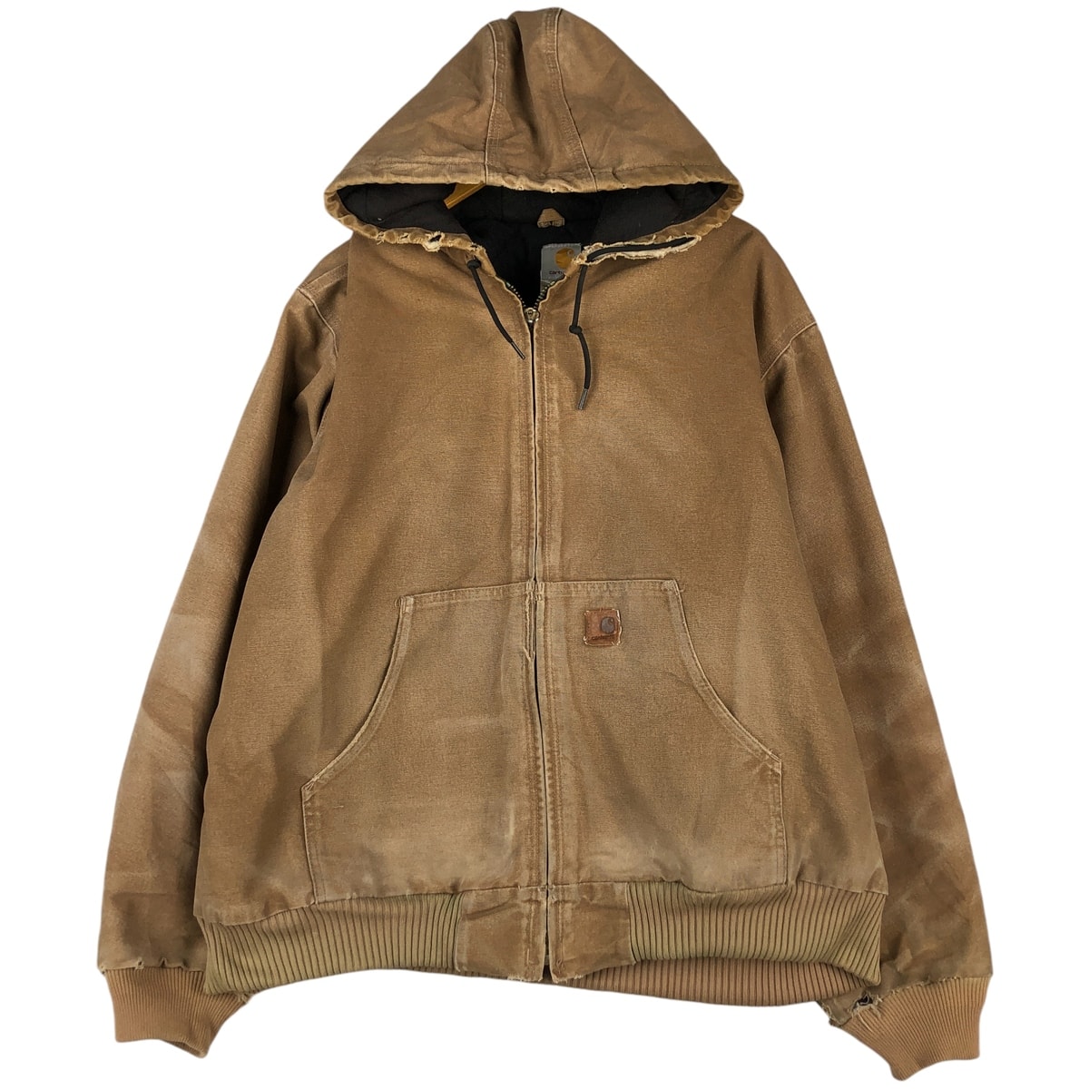 古着 カーハート Carhartt アクティブジャケット 中綿入り ダックフルジップパーカー メンズXXL相当/eaa600361
