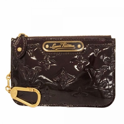 【6dd4260-k】ルイヴィトン コインケース ヴェルニ ポシェットクレNM M93557 アマラント【中古】レディース