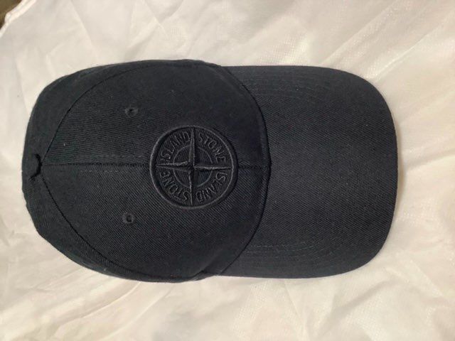 STONE  ISLAND COTTON CAP ブラック