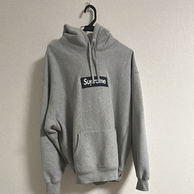 Supreme Box Logo Hooded Sweatshirt (25FW) "Heather Grey"