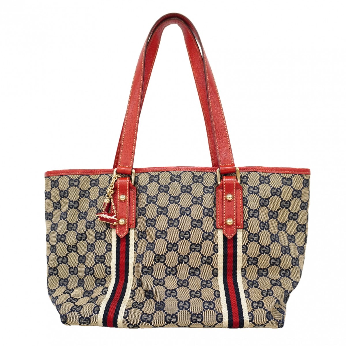 C (やや傷や汚れあり)】【6fa1834-k】グッチ トートバッグ GG