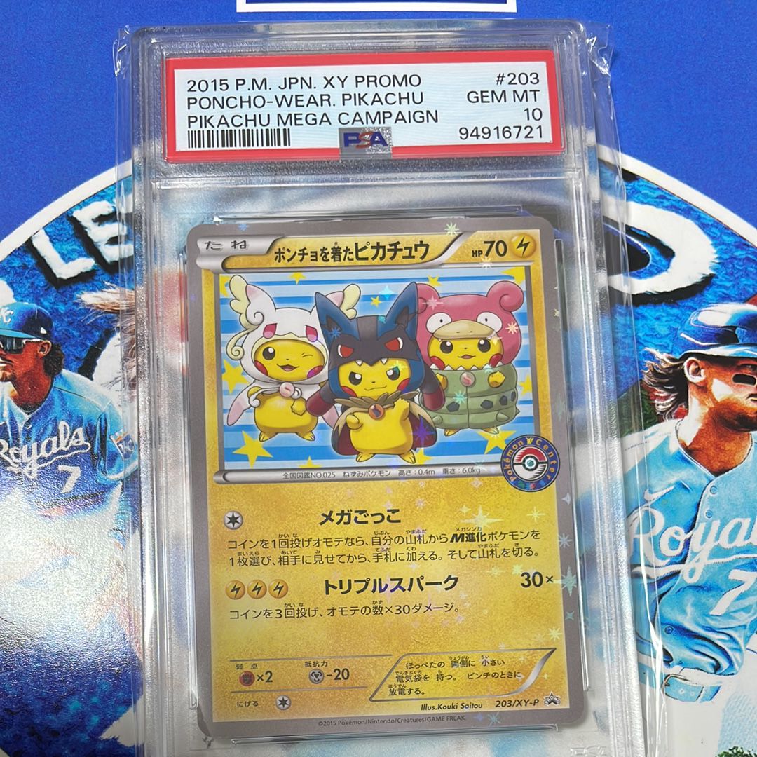 ポンチョを着たピカチュウ: プロモ (ポンチョピカチュウ) [XY-P 203/XY-P](プロモーションカード「XY-P」)
