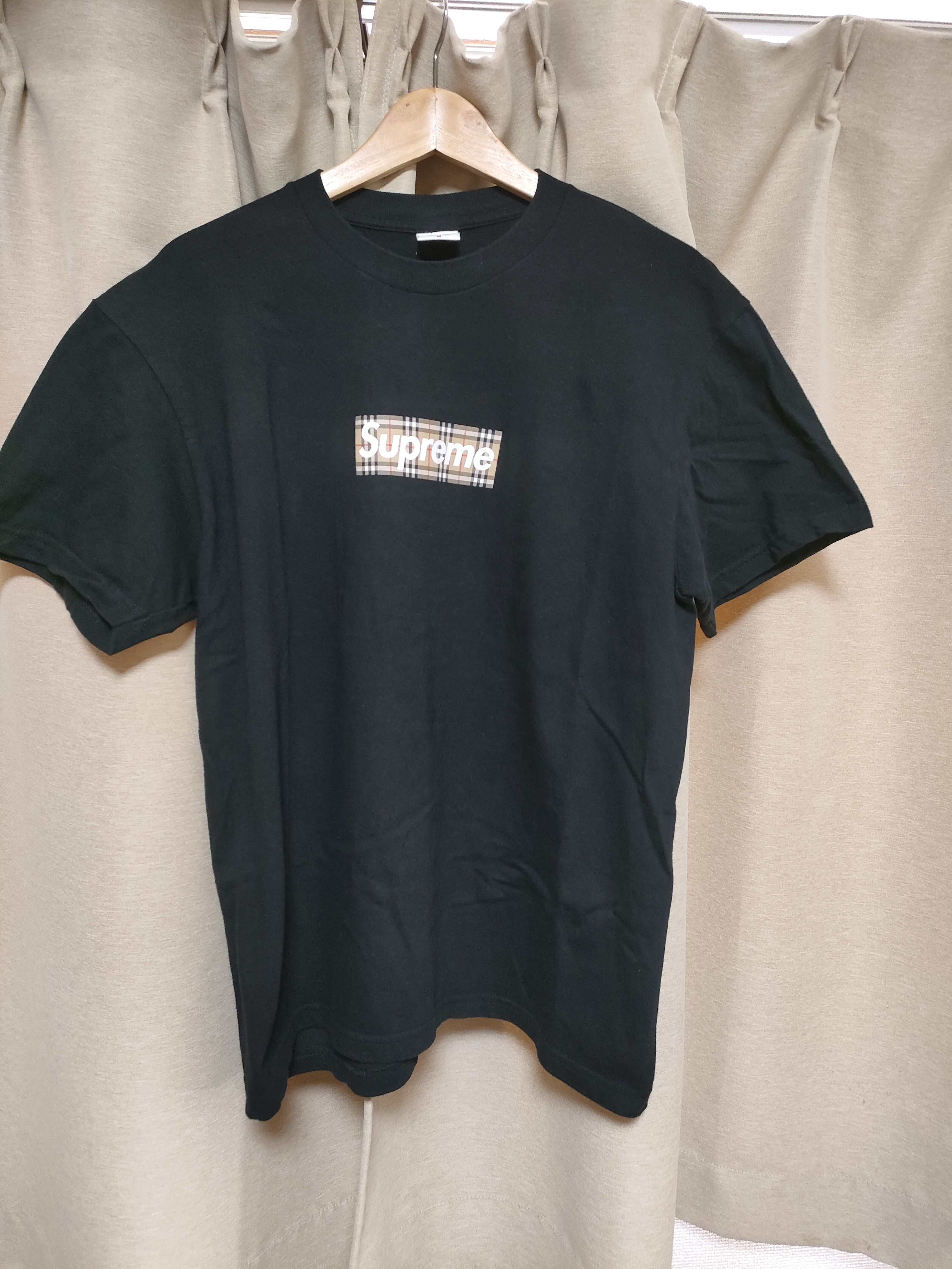 Supreme / Burberry Box Logo Tee "Black"
