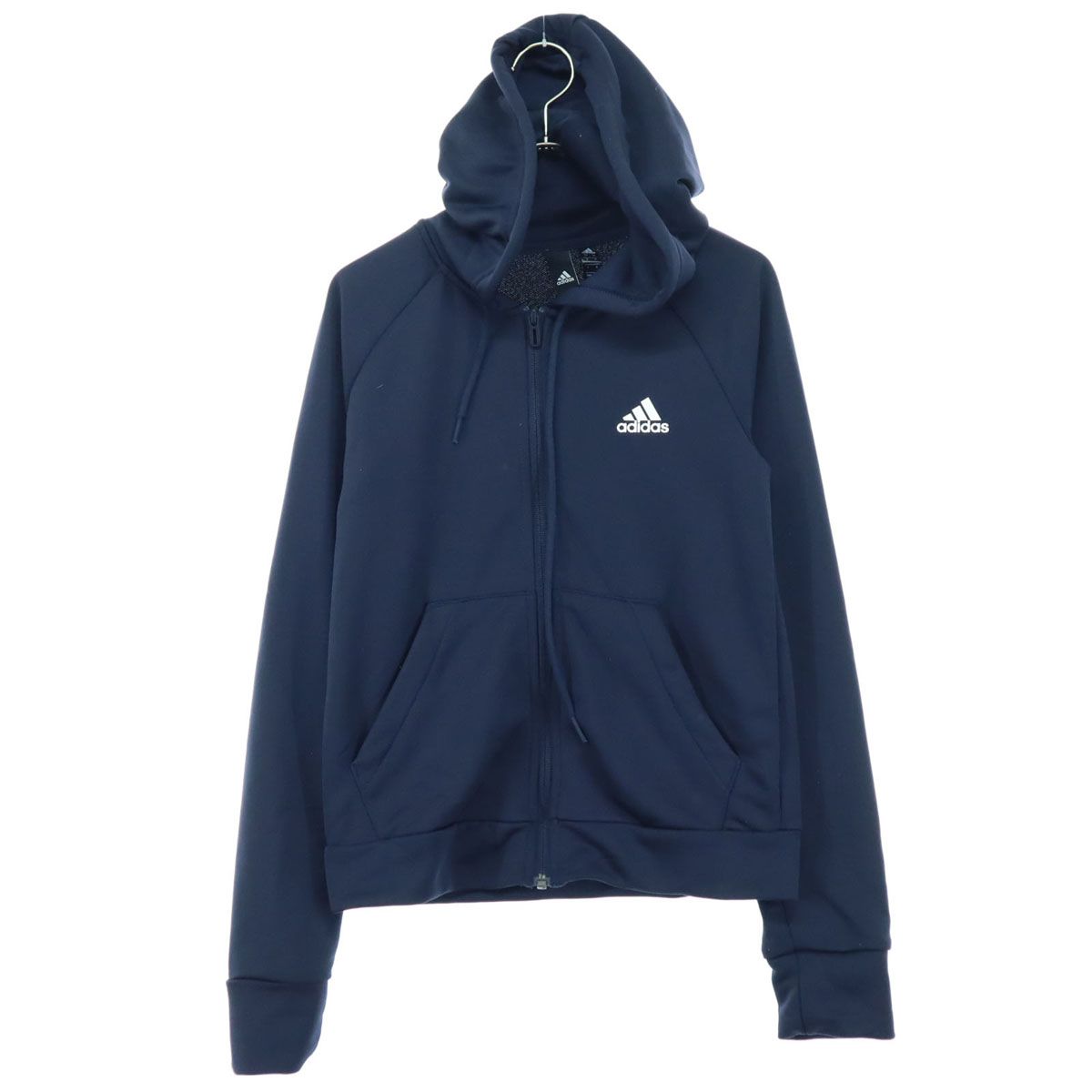 美品 adidas 長袖 ジップパーカー