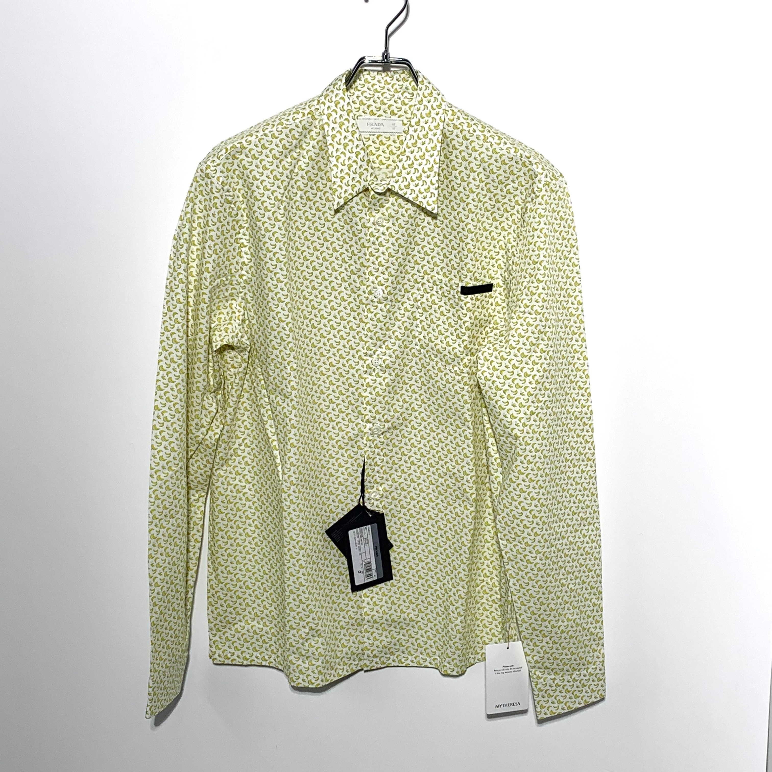 PRADA Fruit Poplin Shirt "Yello"