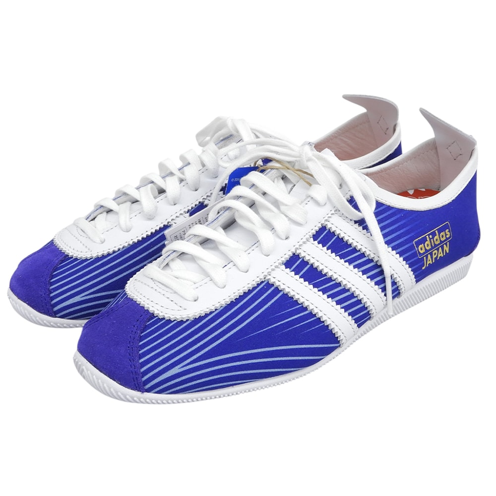 アディダス 新品同様  JAPAN JFA HOME ローカット スニーカー シューズ メンズ ブルー 26.5cm KI8566 8(UK)