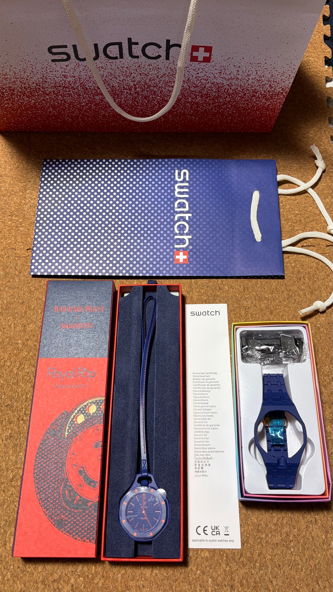 Swatch x Audemars Piguet Royal Pop Orenji Hachi "Navy"
