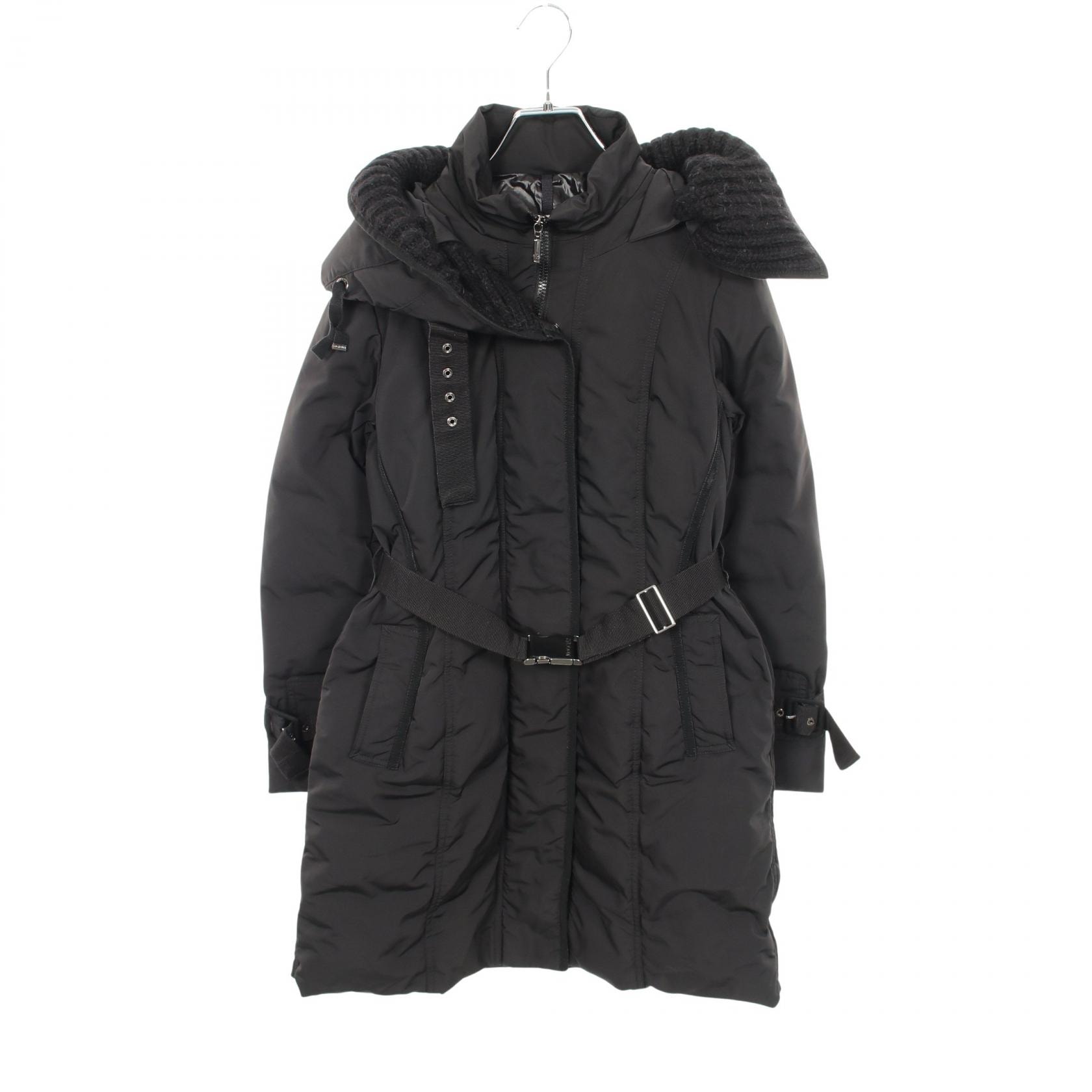 モンクレール MONCLER CHACAL ダウンジャケット 衣料品 アウター ポリエステル レディース ブラック系 【中古】