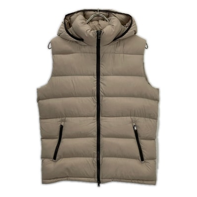 ヘルノ PI0767U ウォーターレペレントマットナイロンフーディーダウンベスト 48