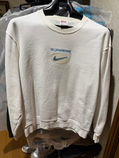 Supreme / Nike Jewel Crewneck "White"