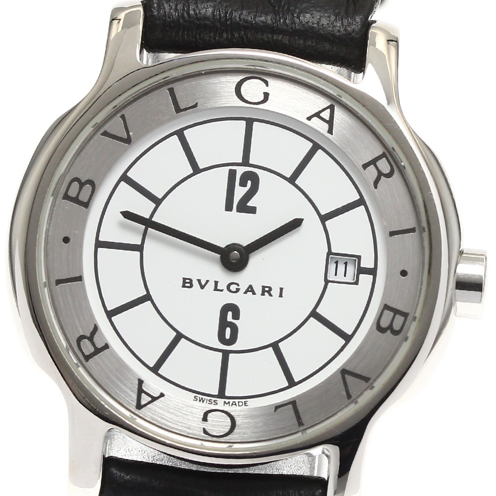 ブルガリ ソロテンポ デイト ST29S クォーツ レディース 【中古】