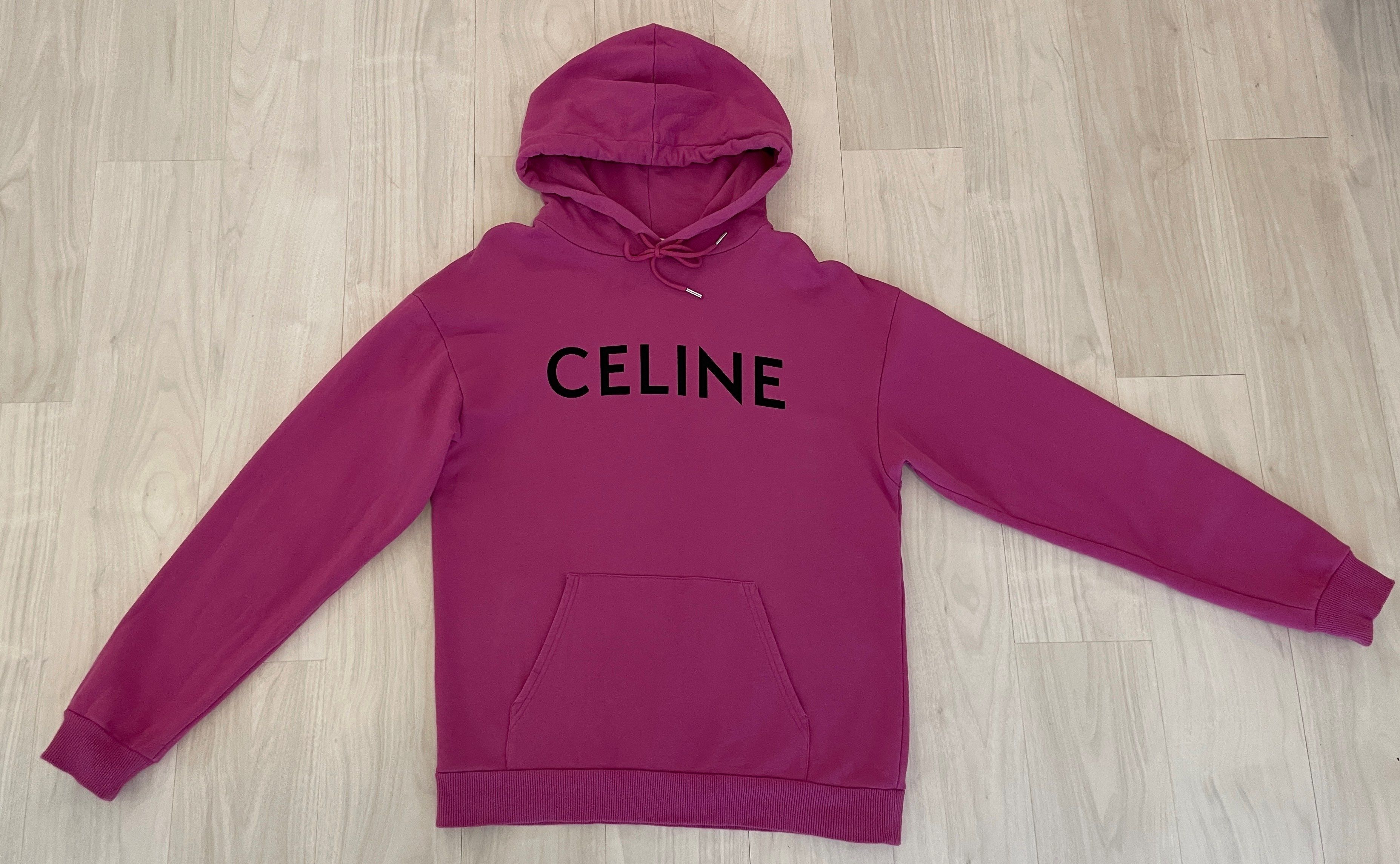 CELINE Loose Sweatshirt / Cotton "Pink"