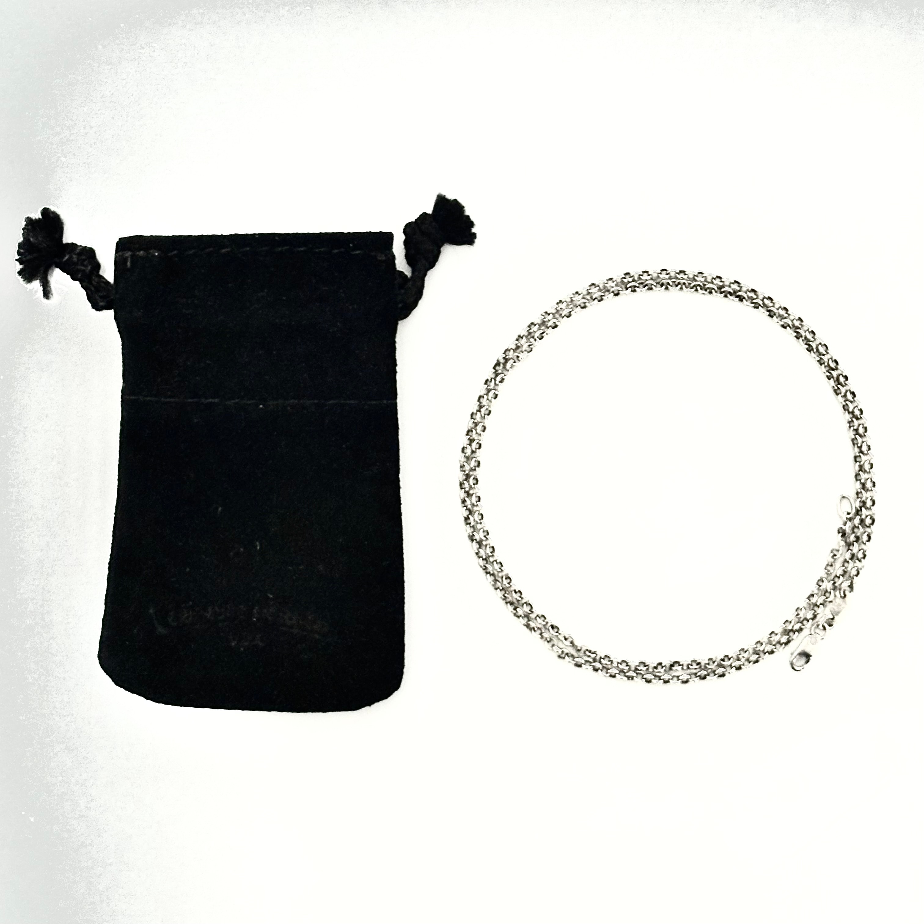 Chrome Hearts Roll Chain Necklace "Silver"