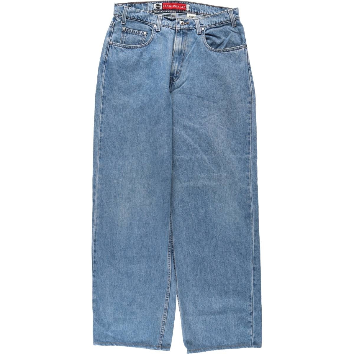 古着 90年代 リーバイス Levi's SILVER TAB シルバータブ LOOSE WIDE LEG テーパードデニムパンツ メンズw34相当 ヴィンテージ/rab182054