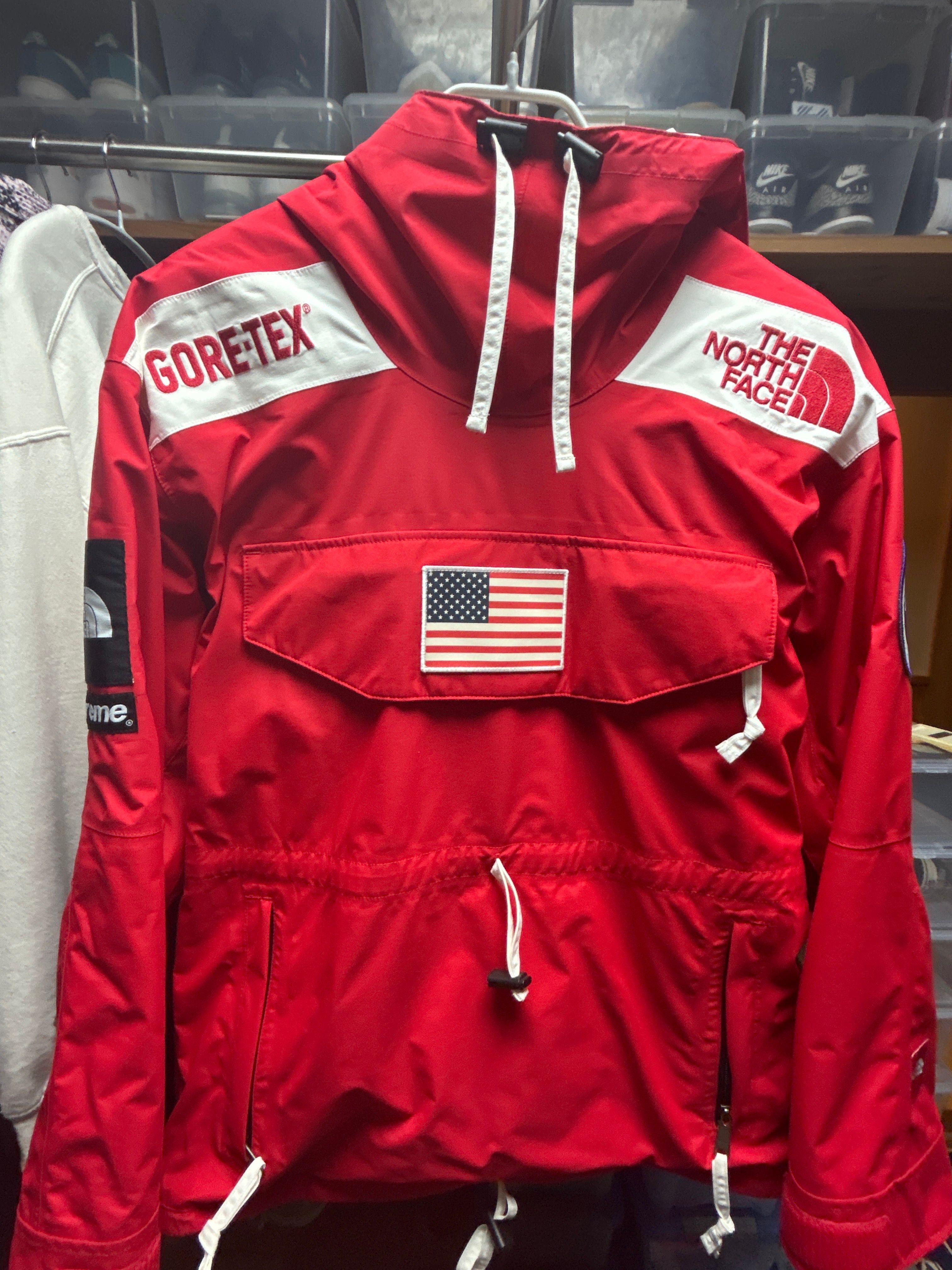 Supreme The North Face Trans Antarctica Expedition Gore-Tex Pullover "Red"