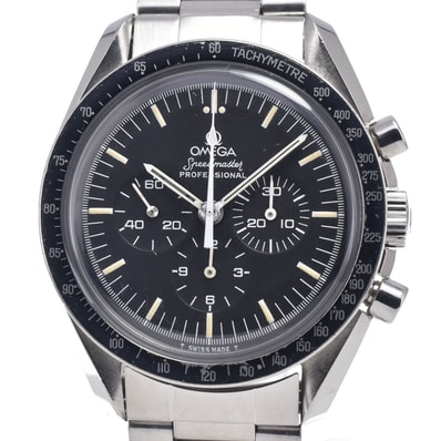 オメガ OMEGA 145022-69ST スピードマスター プロフェッショナル 下がりR Cal.861 ブラック 手巻き メンズ 良品 腕時計 P#148799