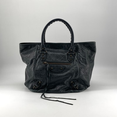 BALENCIAGA(バレンシアガ) エディターズ ザ サンデー 228750 ハンドバッグ ブラック