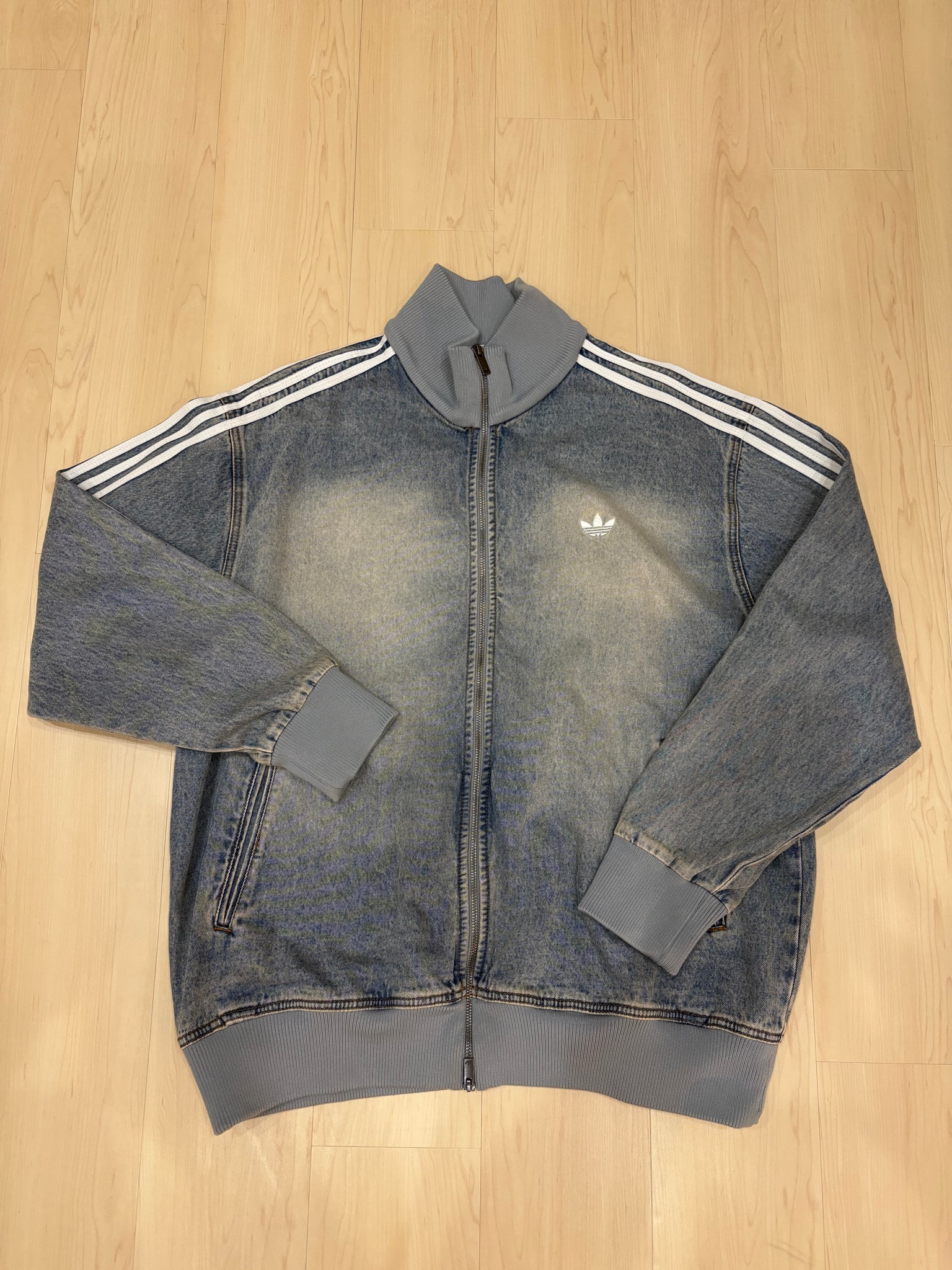 adidas x atmos Denim Firebird Track Top "Indigo Denim"