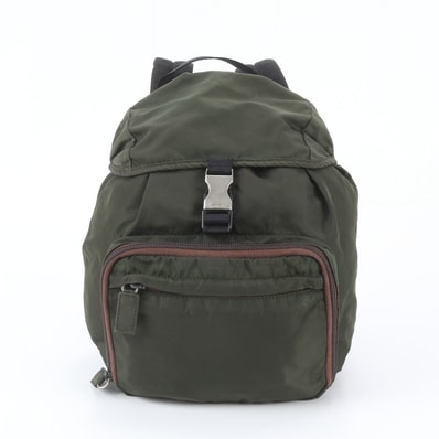 ■美品 プラダ テスート ナイロントライアングルロゴリュックサック