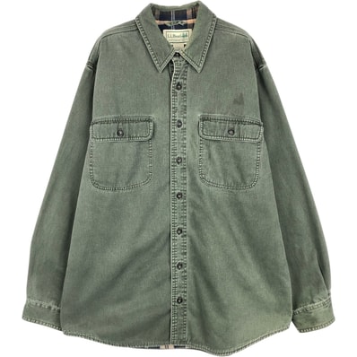 古着 ~00年代 エルエルビーン L.L.Bean 長袖 コットンシャツ メンズM相当/eaa650334