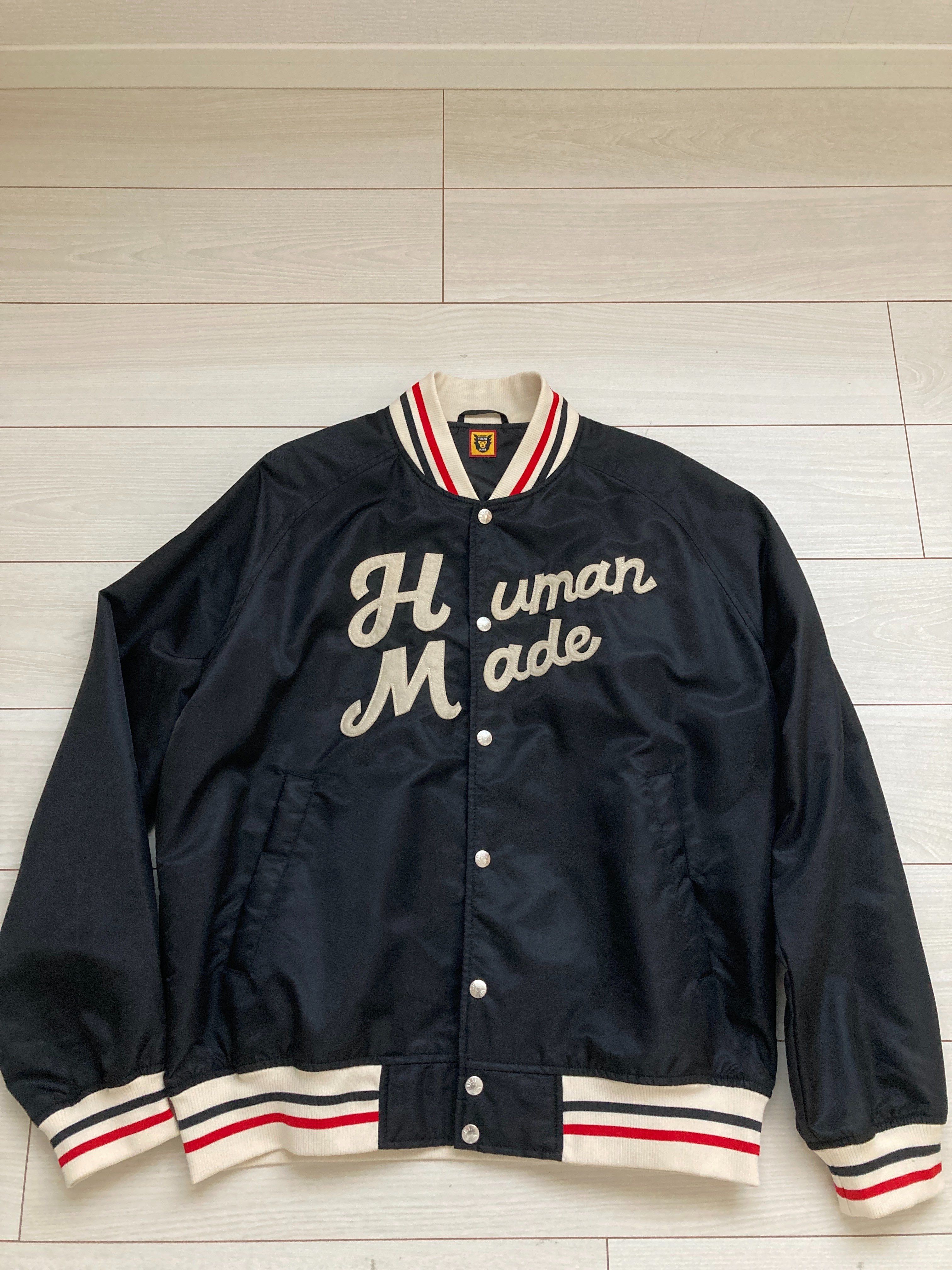 HUMAN MADE Nylon Stadium Jacket "Black"