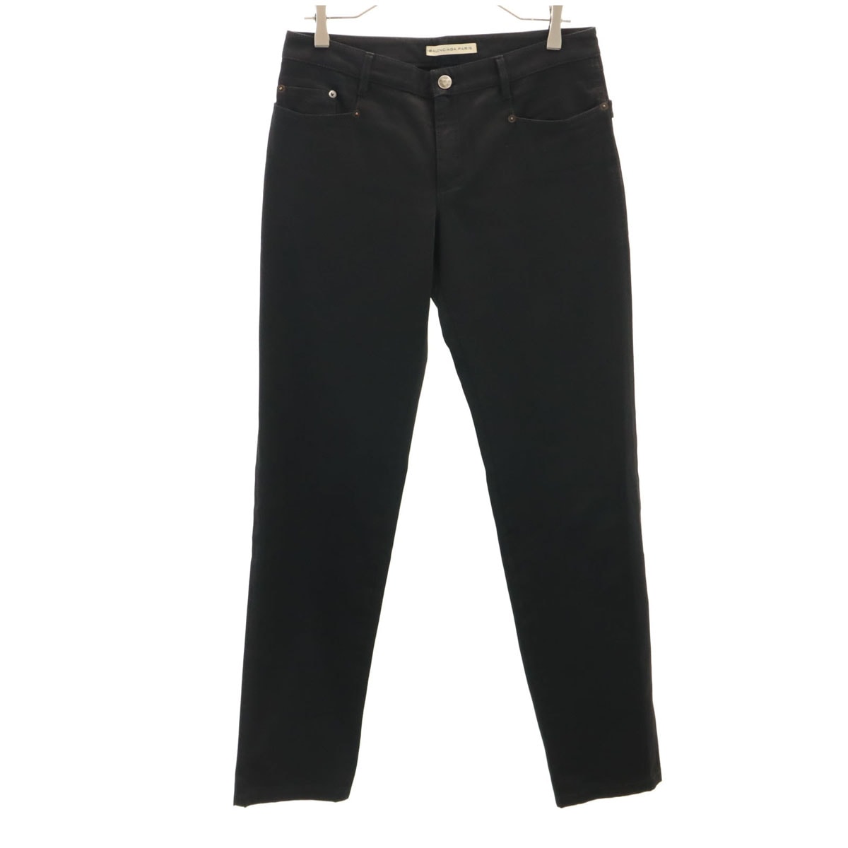 BALENCIAGA バレンシアガ イタリア製 ロングパンツ 46 ブラック