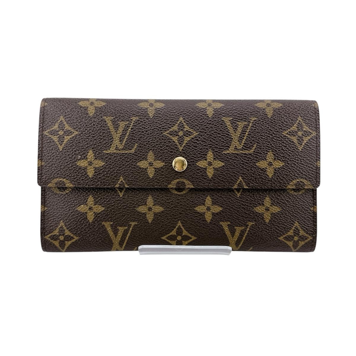 ルイヴィトン LOUIS VUITTON ポルトトレゾール インターナショナル M61215 モノグラム 長財布