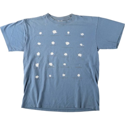 古着 90年代 オニータ ONEITA Bird Droppings 鳥のフン プリントTシャツ メンズL相当 ヴィンテージ/eaa664353