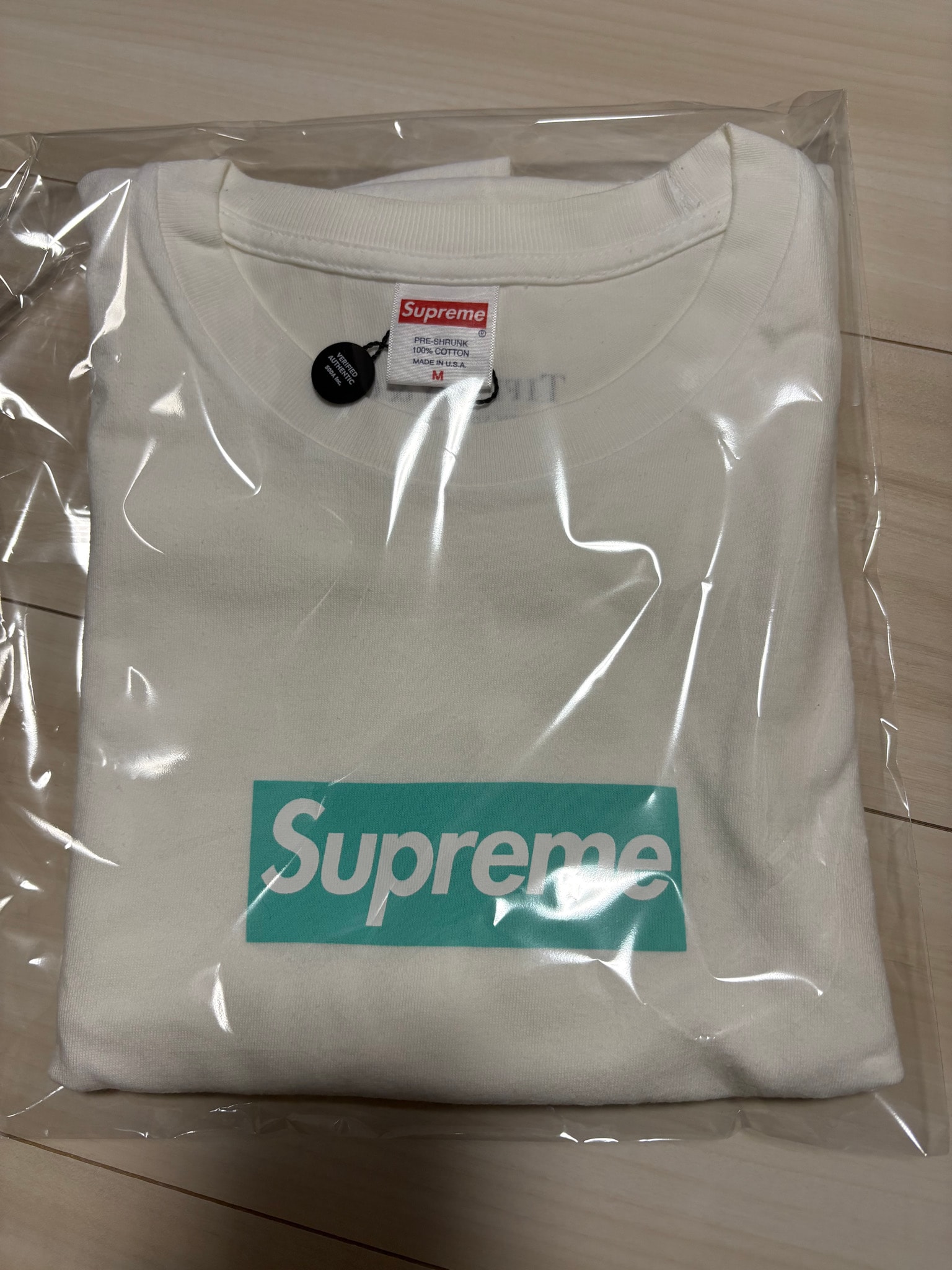 Supreme x Tiffany & Co. Box Logo Tee "White"