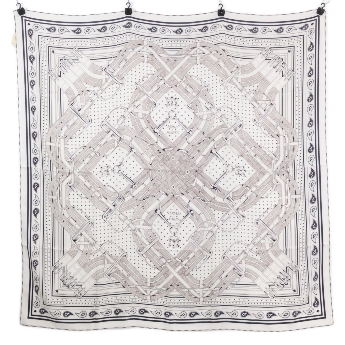 エルメス 新品未使用 26SS カレ ジェアン MORS JOUETS 馬銜 バンダナ カシミヤシルク