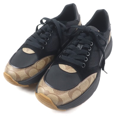 未使用品 コーチ ローカットスニーカー TECH RUNNER メンズ
