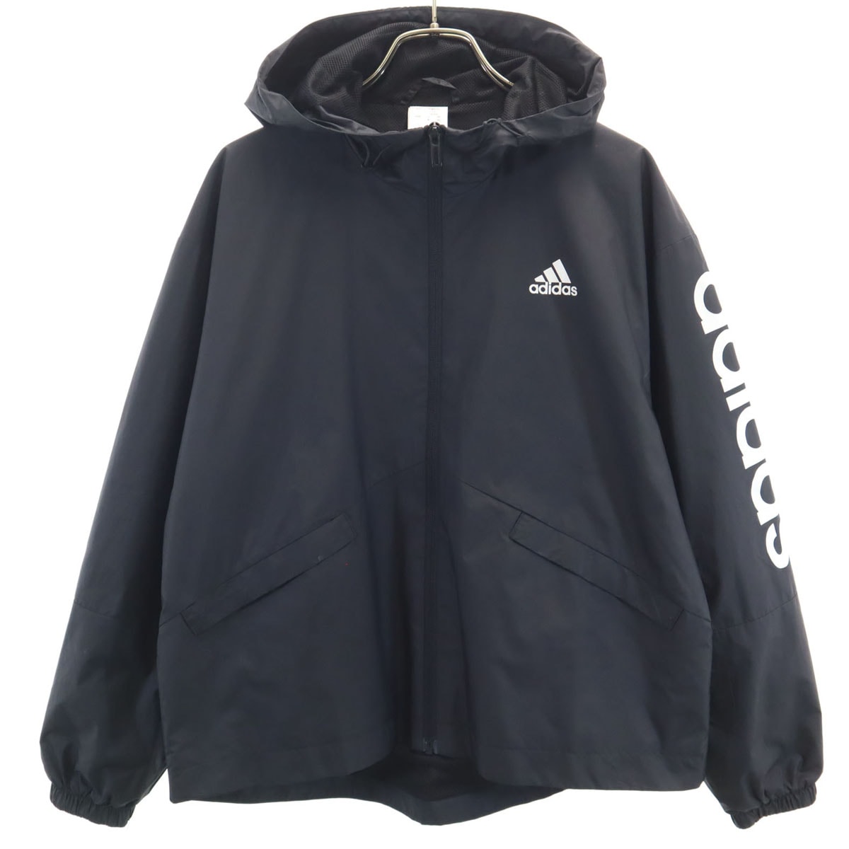 adidas アディダス ウインドブレーカー M ブラック ジャケット 裏メッシュ