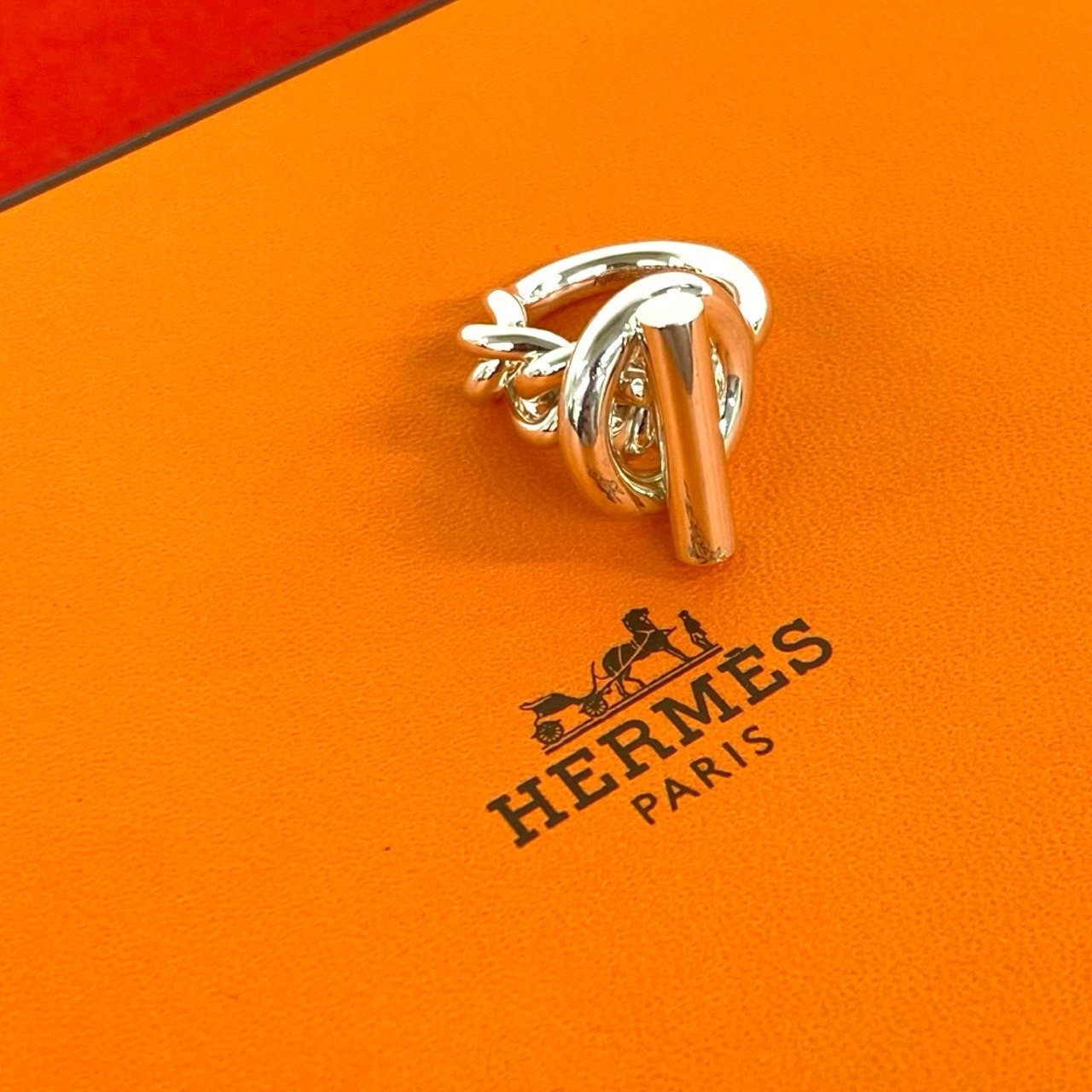 HERMES エルメス クロワゼット シルバー925 リング・指輪 7号 シルバー
 38062