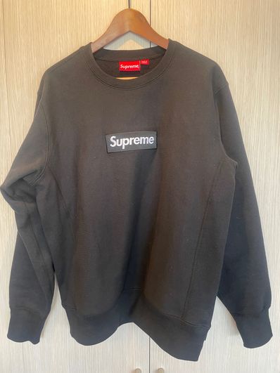 Supreme Box Logo Crewneck Sweatshirt "Black" (18FW)