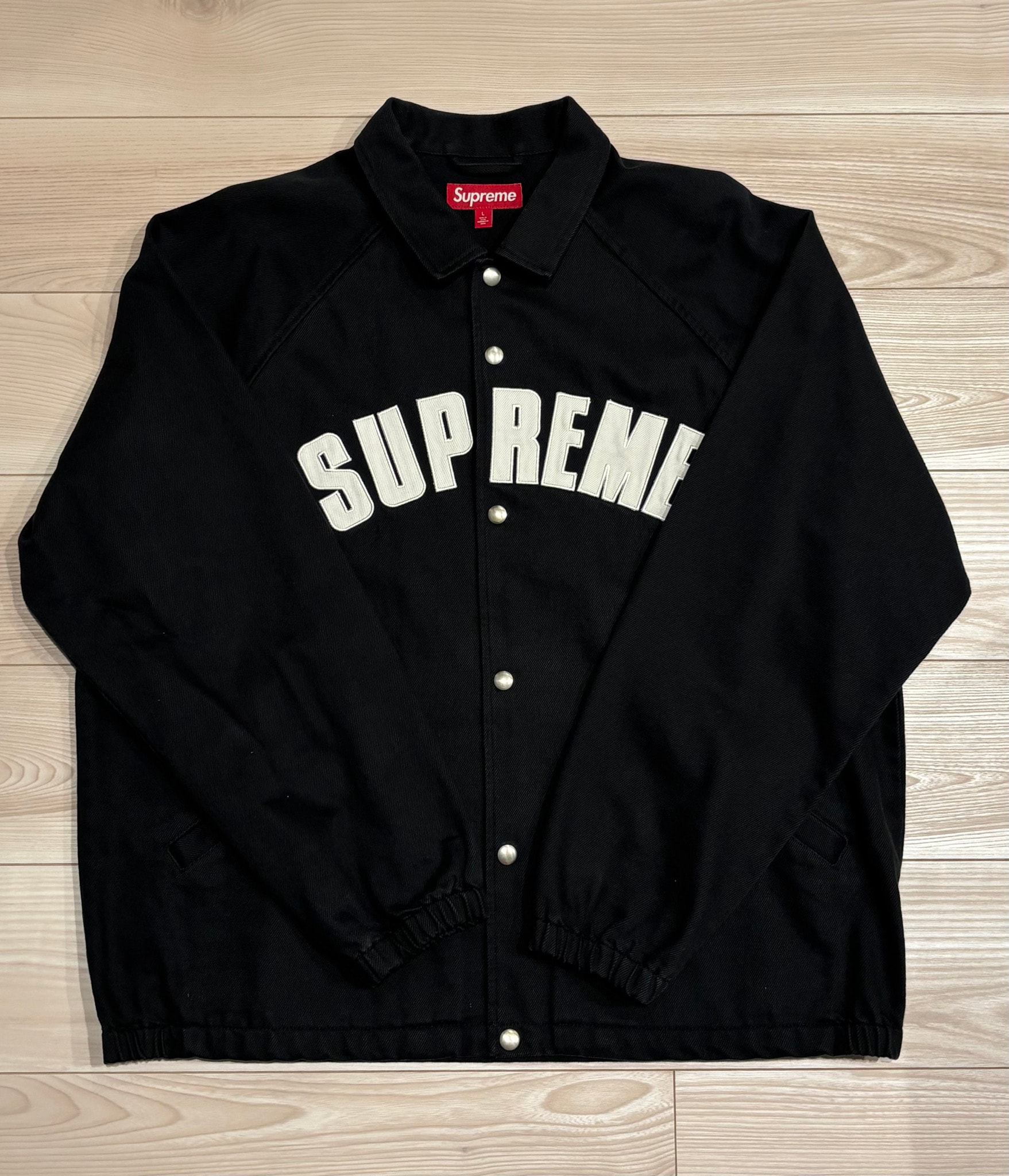 Supreme Arc Denim Coaches Jacket "Black"