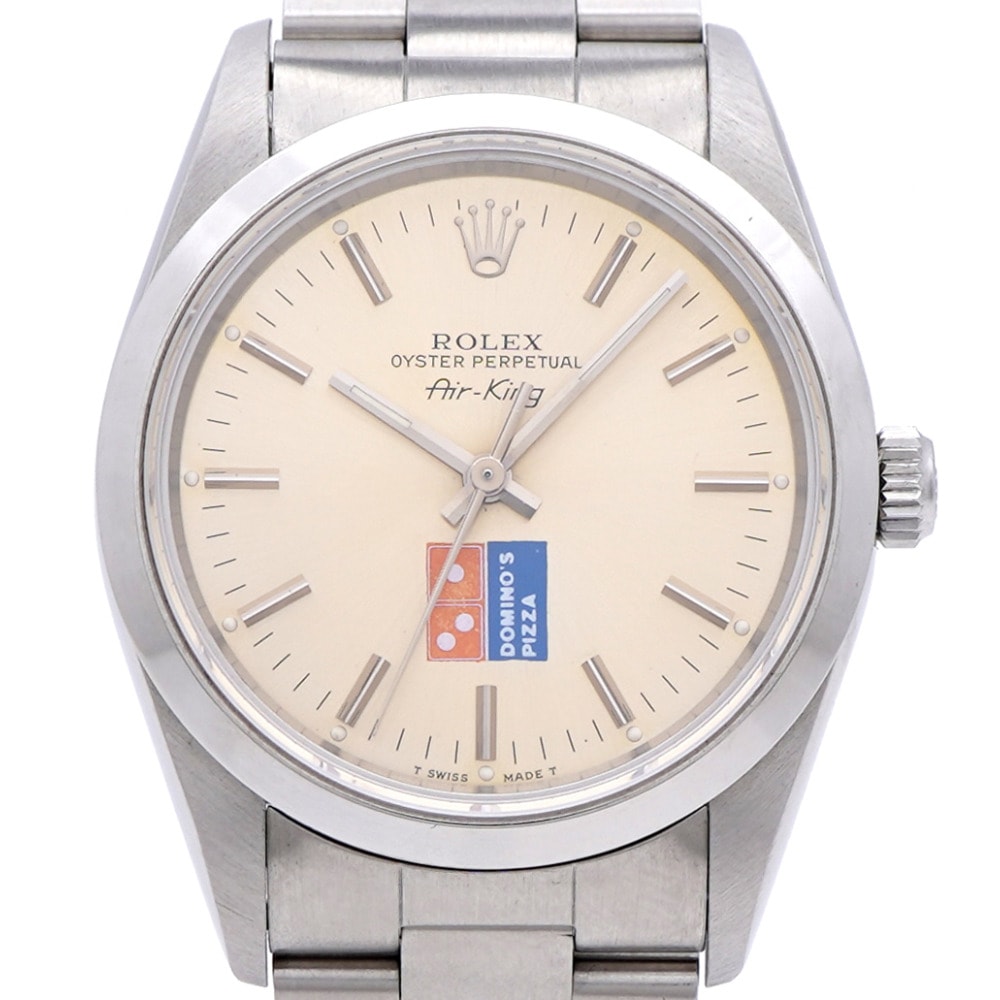 ロレックス  エアキング ドミノピザ 14000 自動巻き ステン